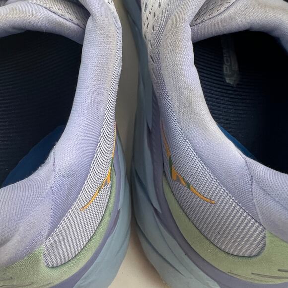 Hoka One One Clifton 8 Baby Lavendar‎ Green 1119394  Powersteps Insoles 10.5 - Picture 7 of 14